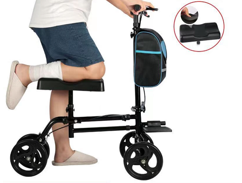 Wie benutze ich einen Knietraining Walker?