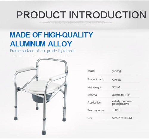 Wer sollte keinen Aluminium -Commode -Stuhl verwenden?